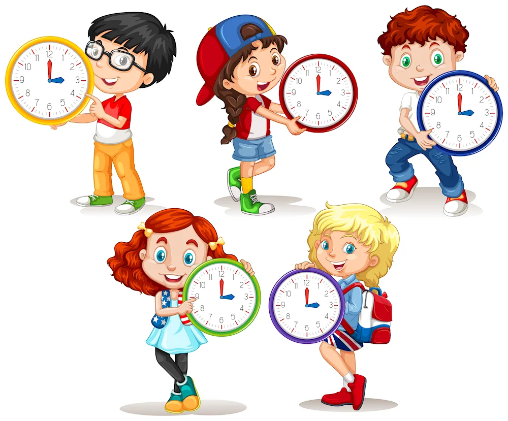 Cartoon clock