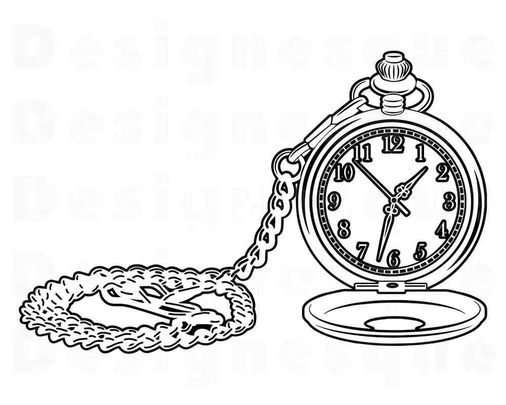 Colouring a clock drawing