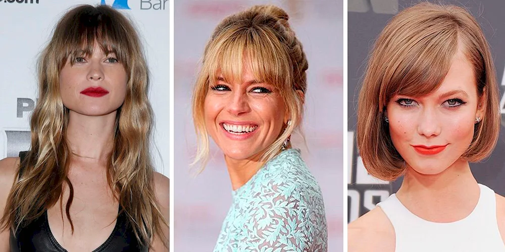 Bangs for a diamond face
