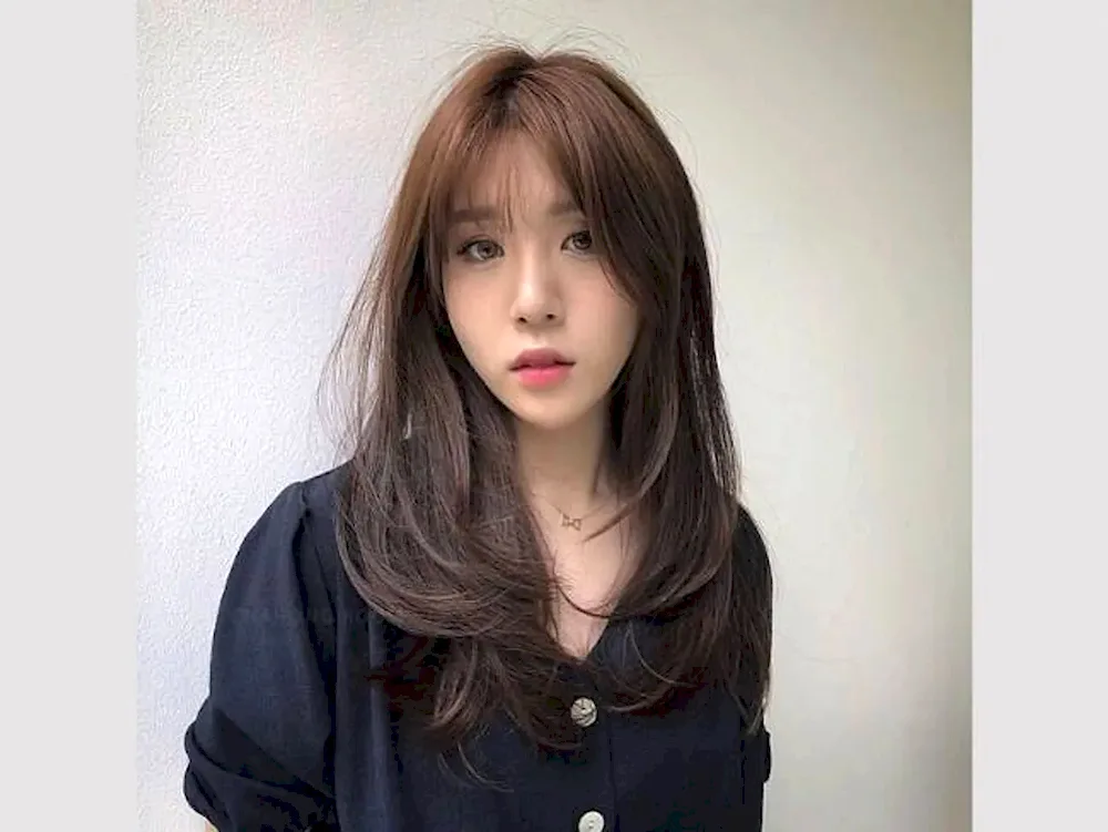 Korean women with bangs