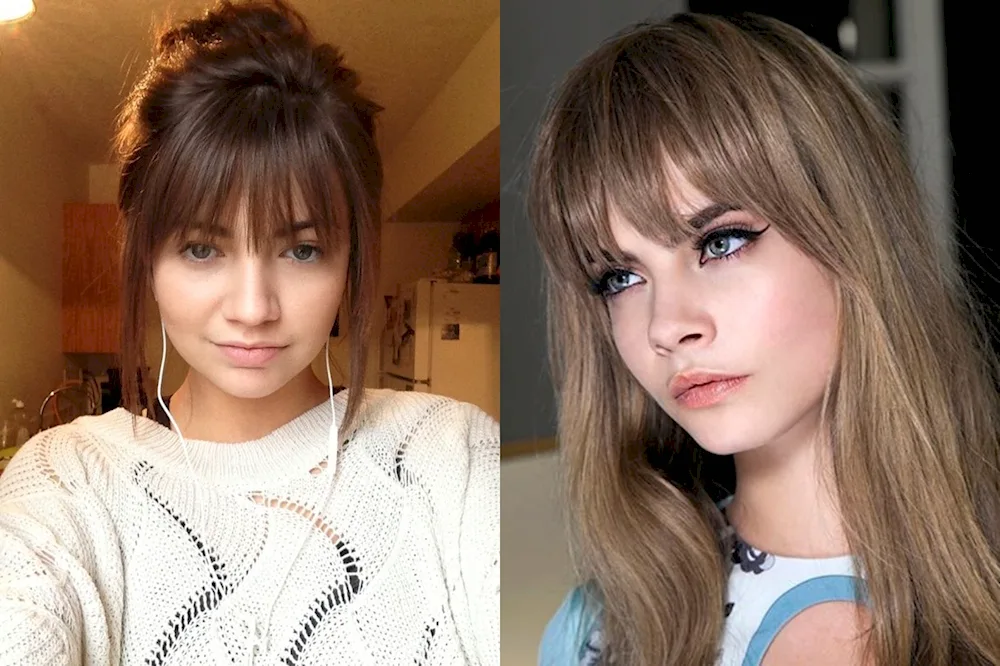 Bangs Hailey Baldwin's bangsHaley Baldwin