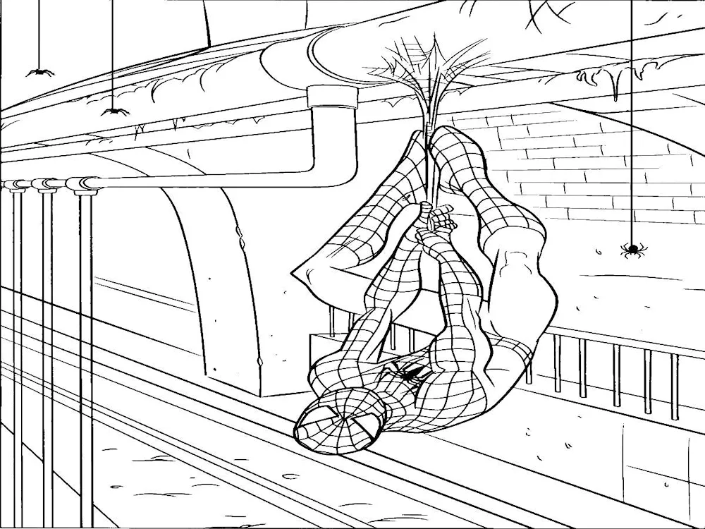 Spider-Man colouring book Miles Morales