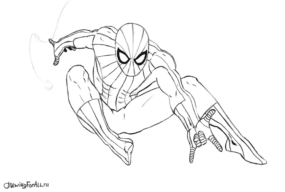 Drawing Marvel spider-man drawing