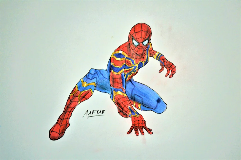 Spider-Man drawing