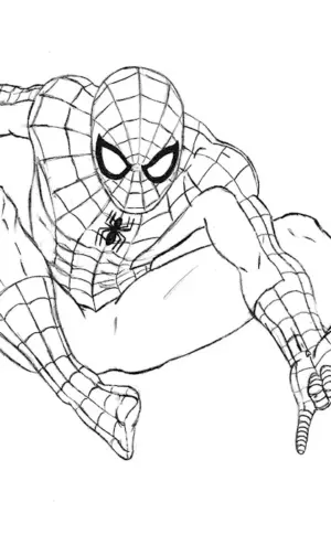 Spider-Man drawing for drawing