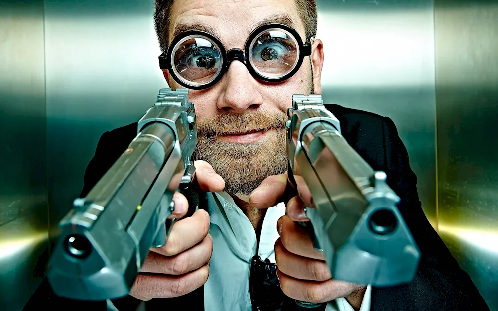 Man with a gun