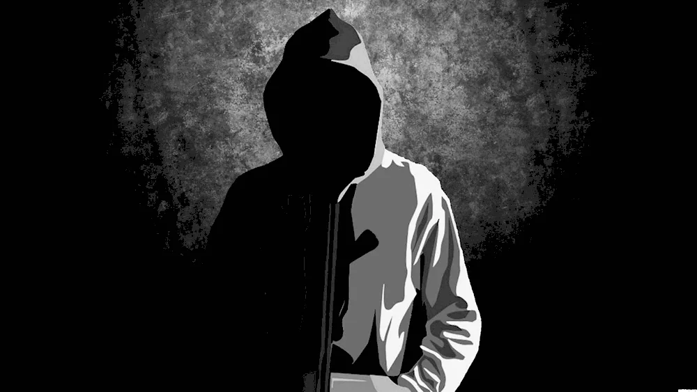 Hooded man