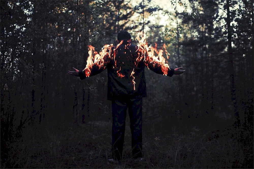 The man on fire Aesthetics