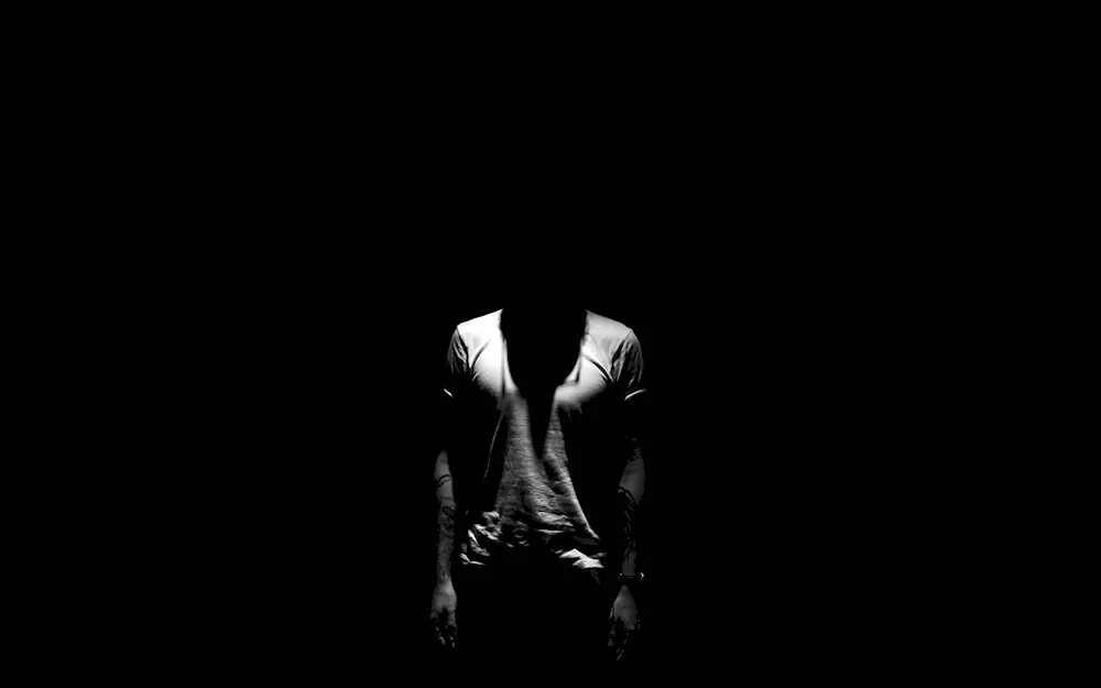 The man in the darkness
