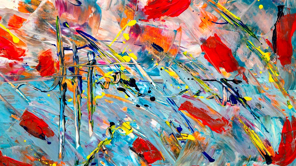 Abstract still life painting