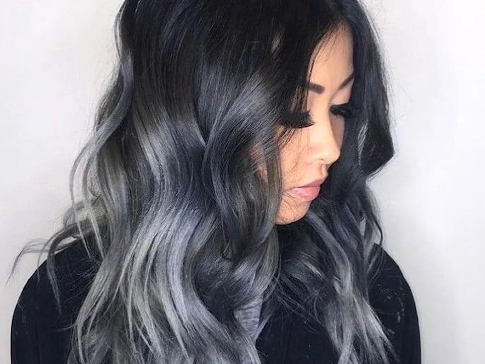 Black ash ombré