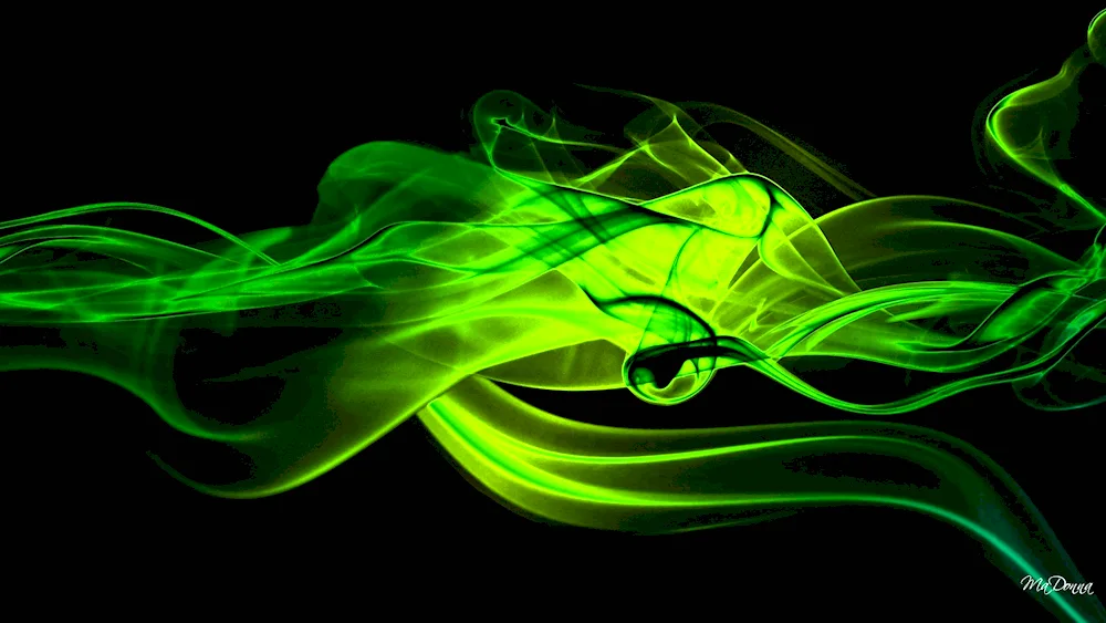 Black green background