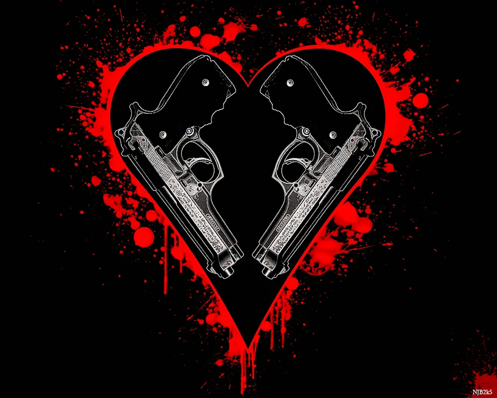 Hearts are neon