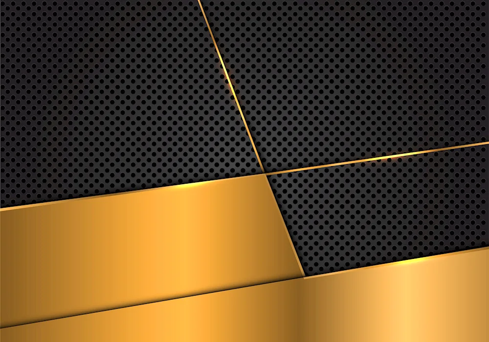 Black gold background