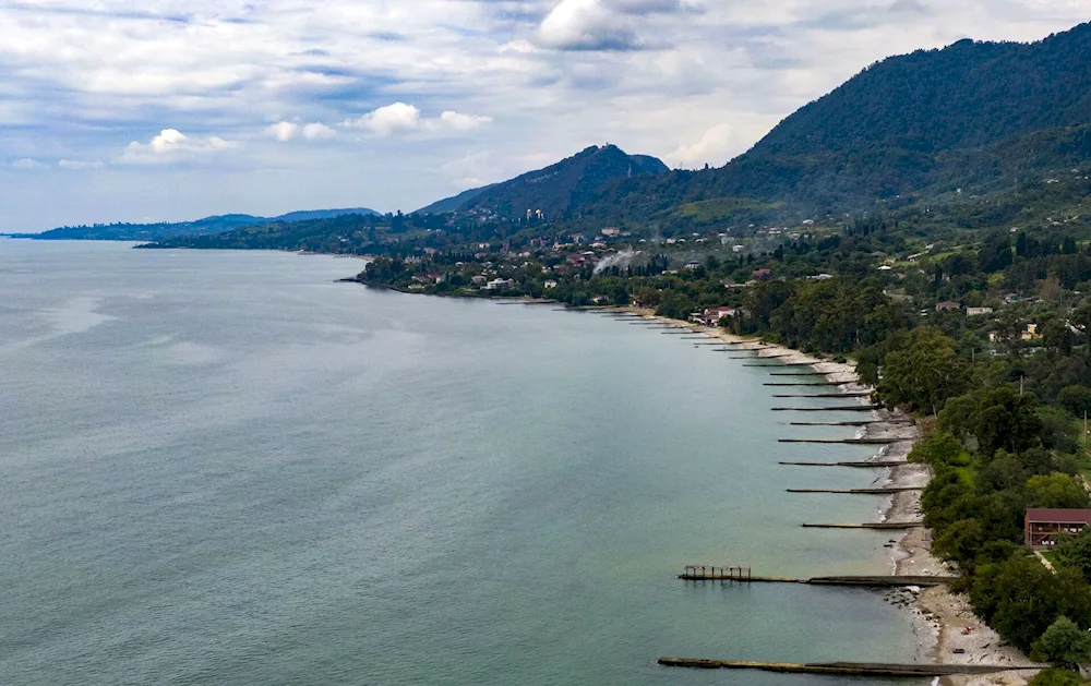 Black Sea coast of Abkhazia