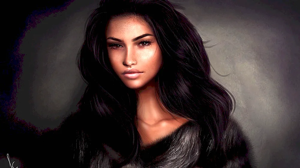 Brunettes with long hair