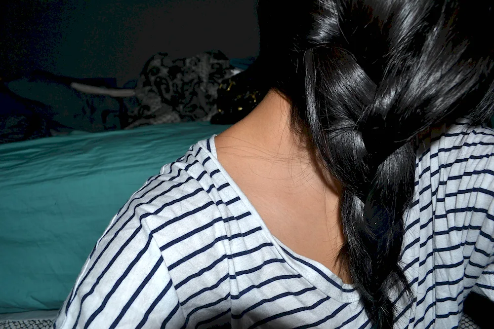 Girl with black hair