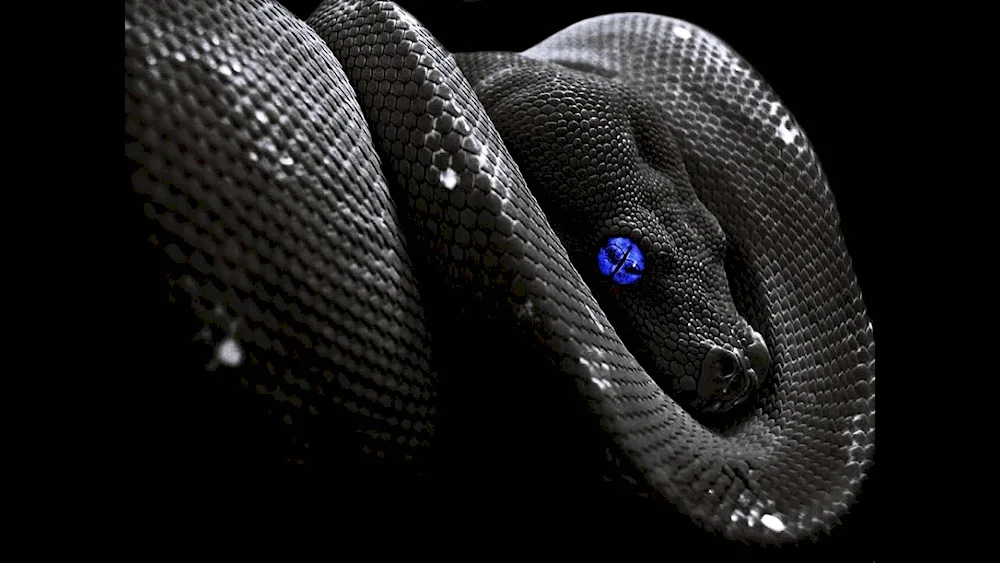 Poisonous snake black mamba