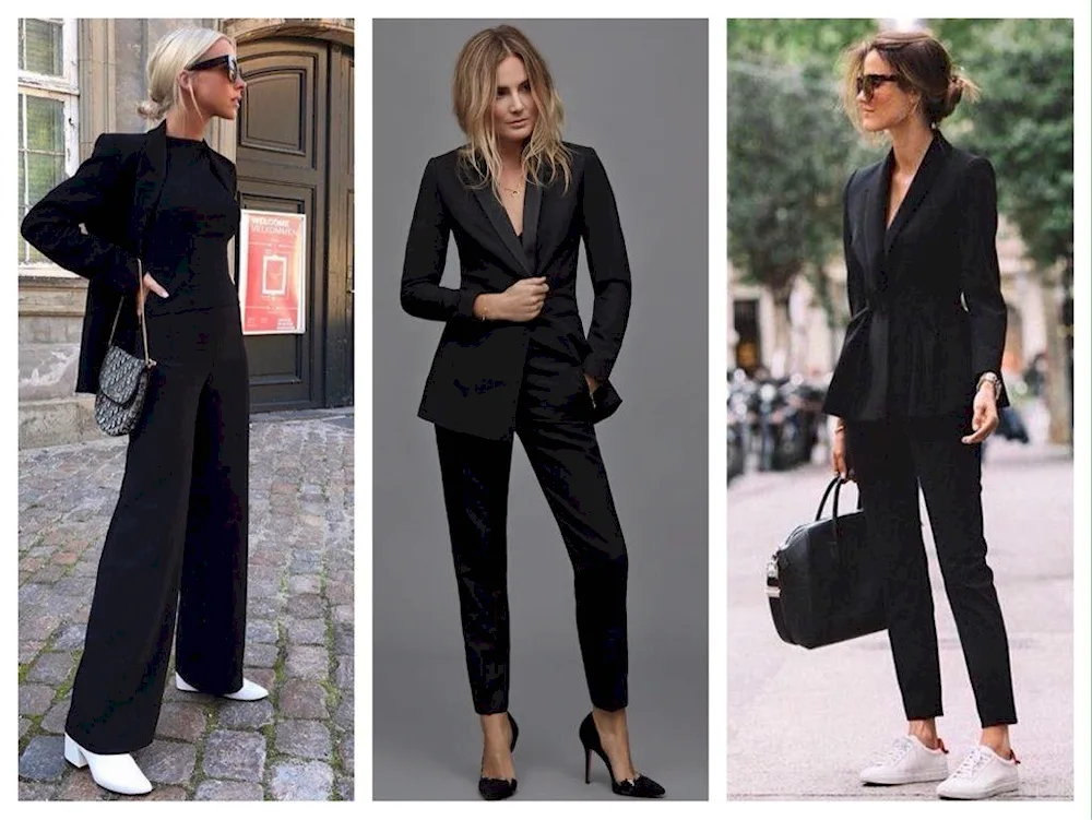 Black suit for women