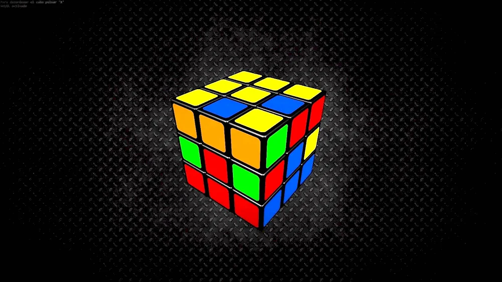 Black Rubik's Cube 3x3