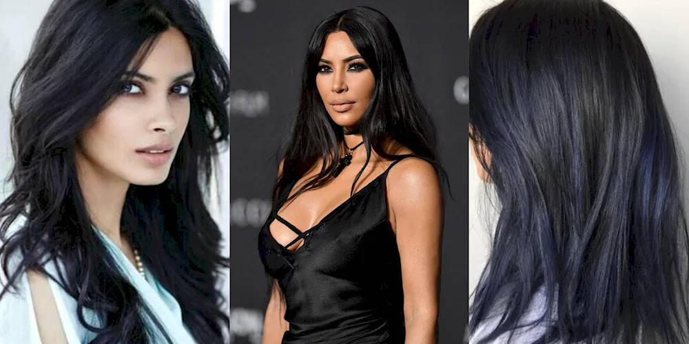 Black hair colour
