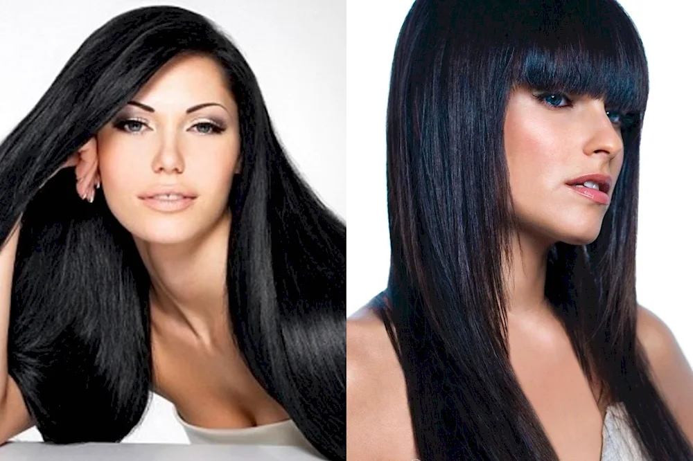 Dark hair colour