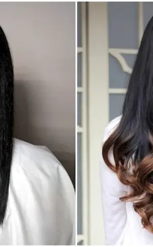 Black hair colour