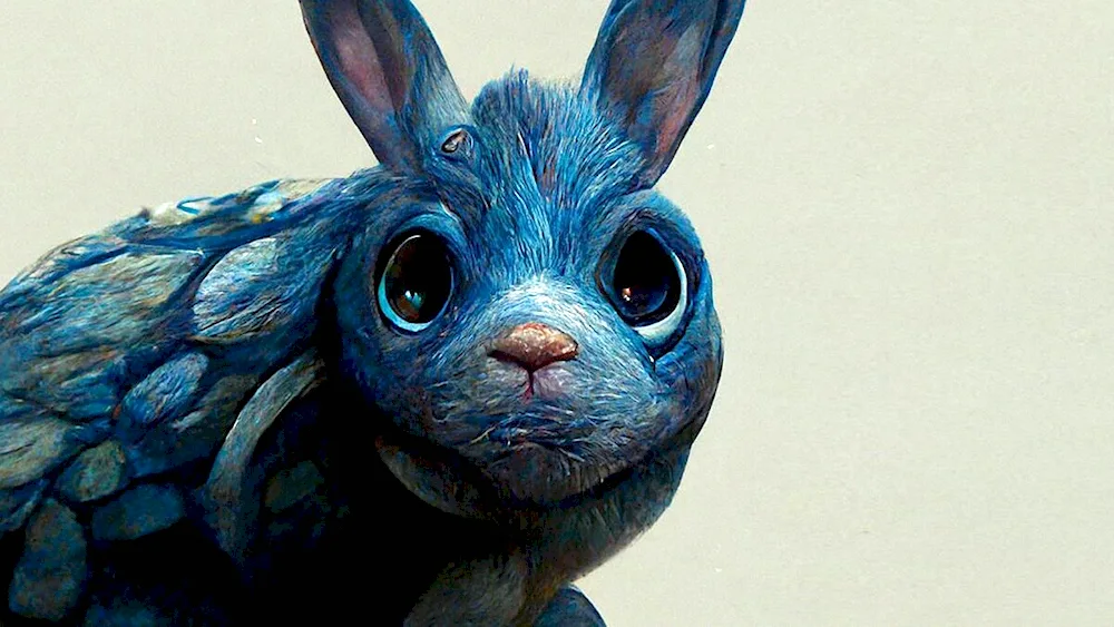 Lion-headed rabbit black