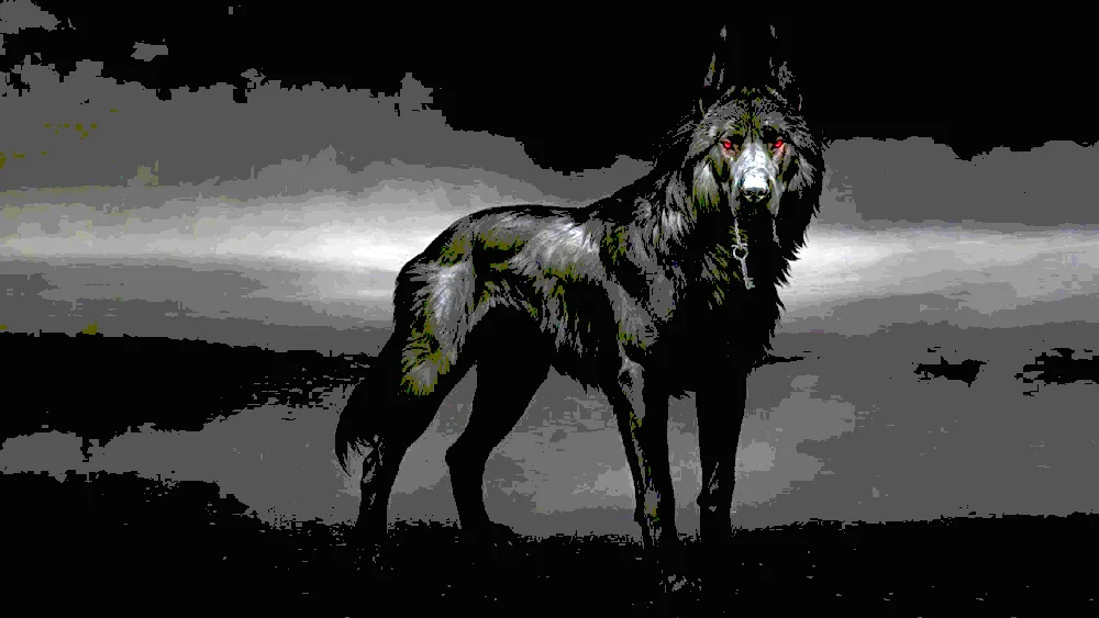 Black wolf