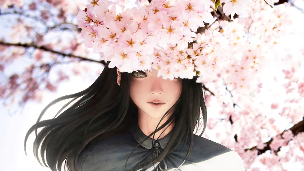 Cherry blossom anime