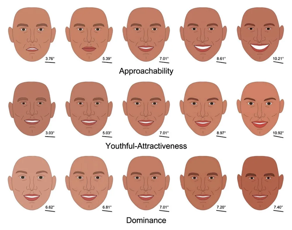 Human facial features