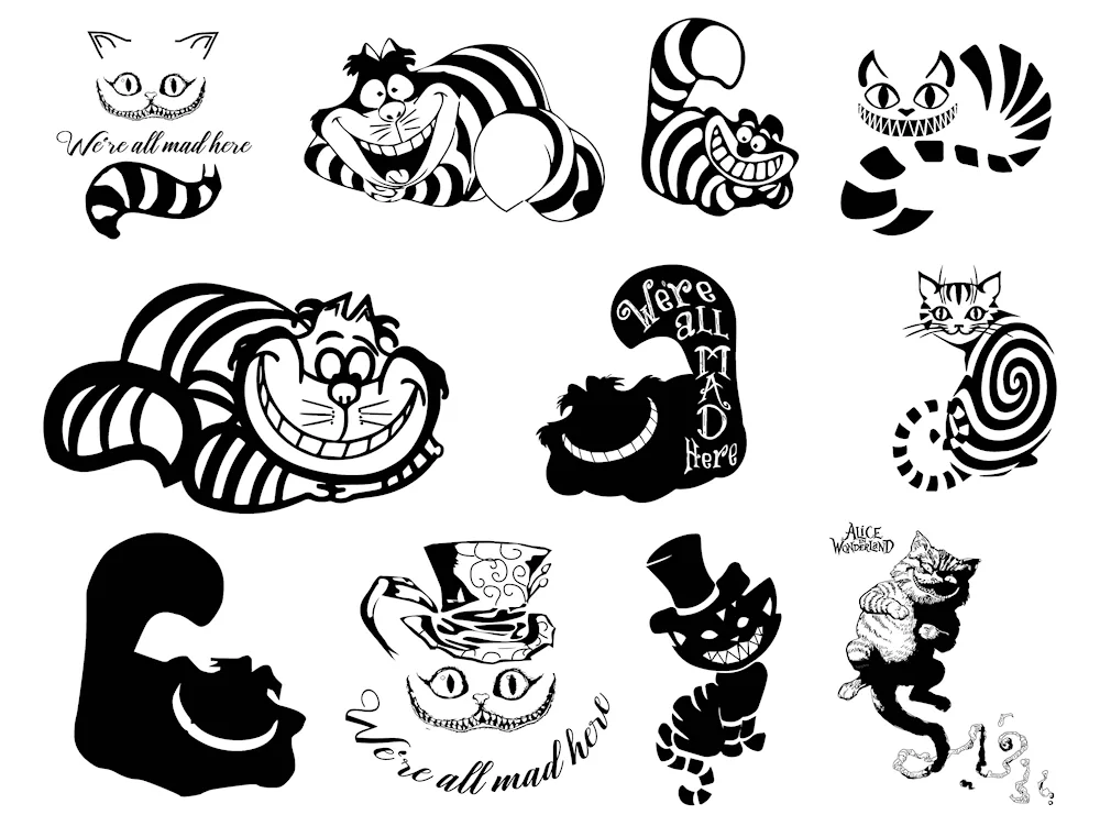 Cheshire cat from Alice. in Wonderland