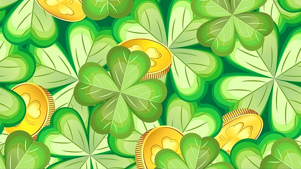 Four-leaf clover pattern