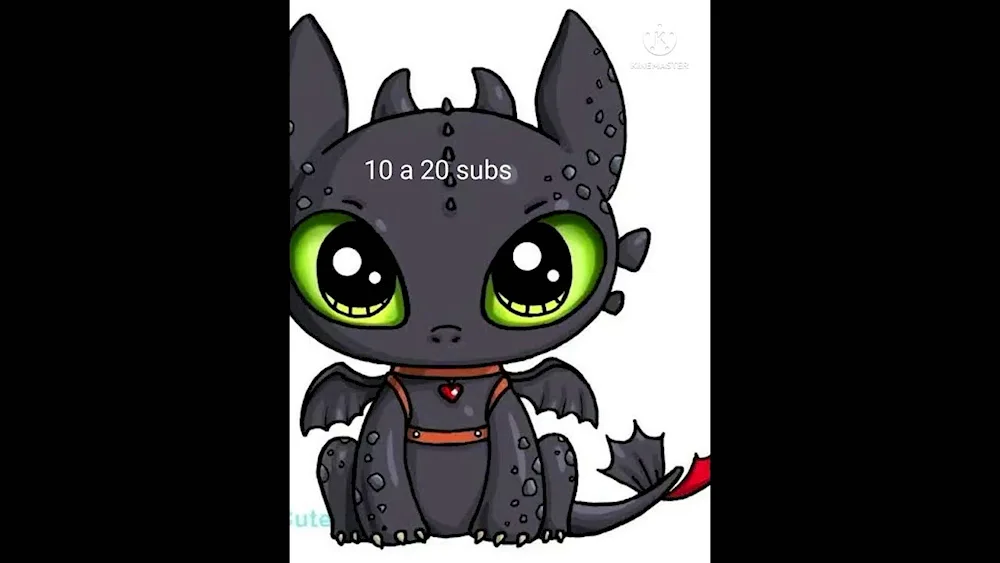 Chibi dragon Toothless