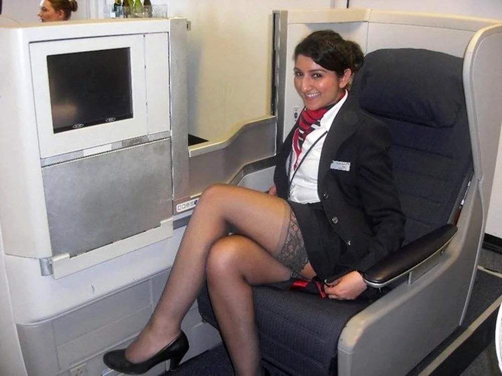 Claire Castel flight attendant