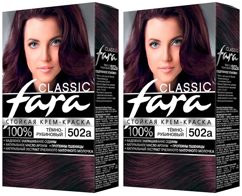 Classic fara hair dye 502