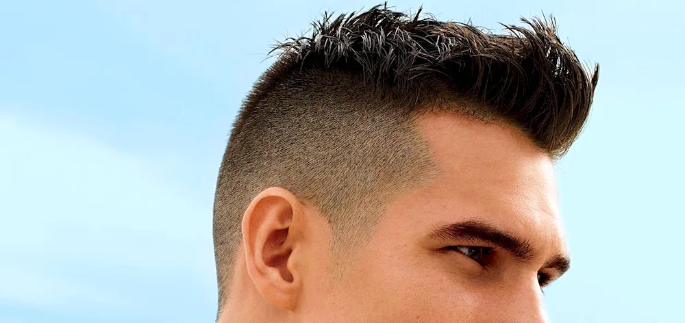 Comb over haircut men's