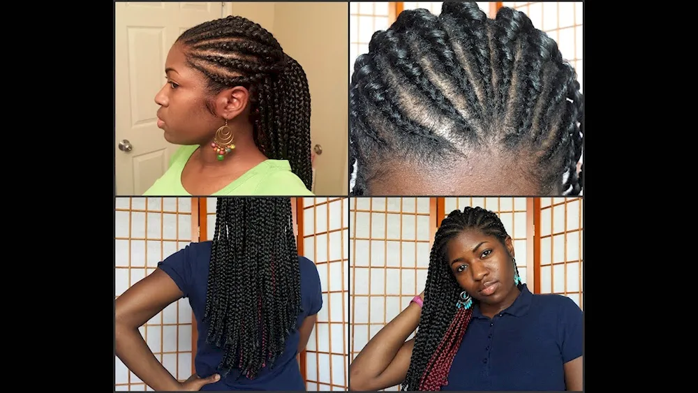 Cornrows braids men's braids