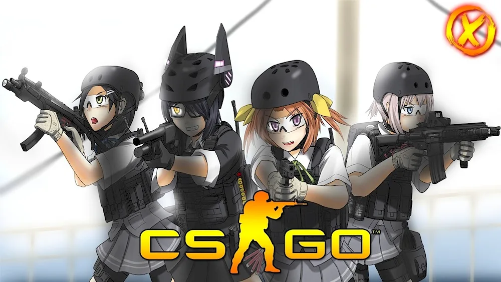 Counter-. Strike Global Offensive anime