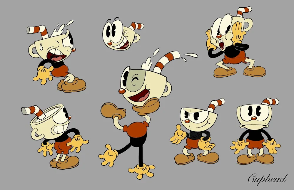 Cuphead and Mugman