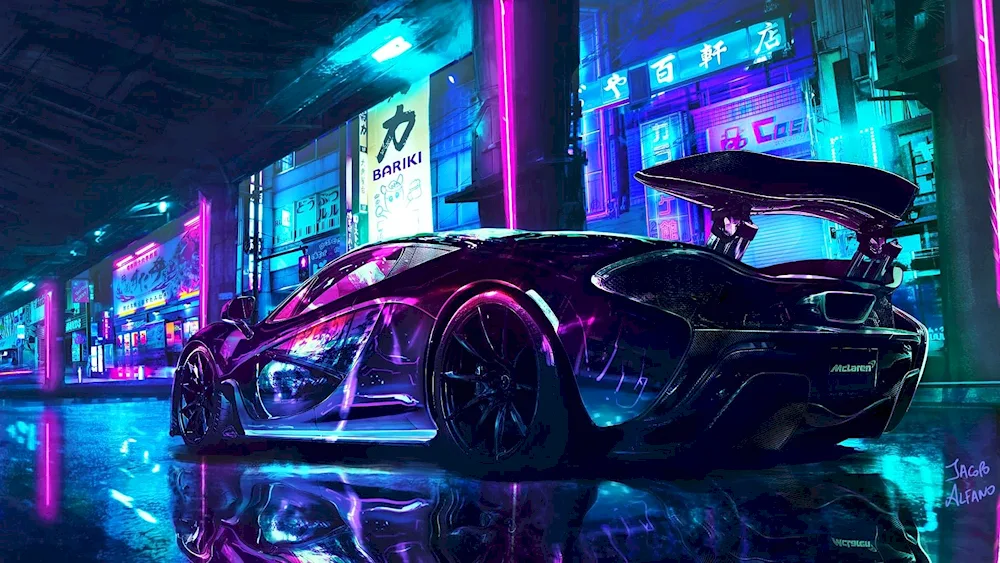 Night City Cyberpunk 2077 neon