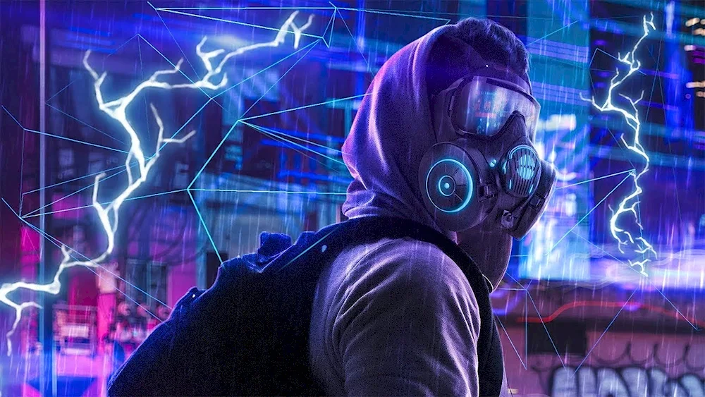 Akali KDA neon 18