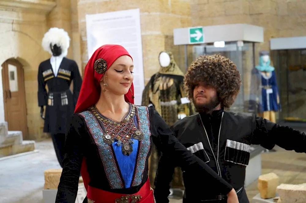 Khabib Nurmagomedov in papakha