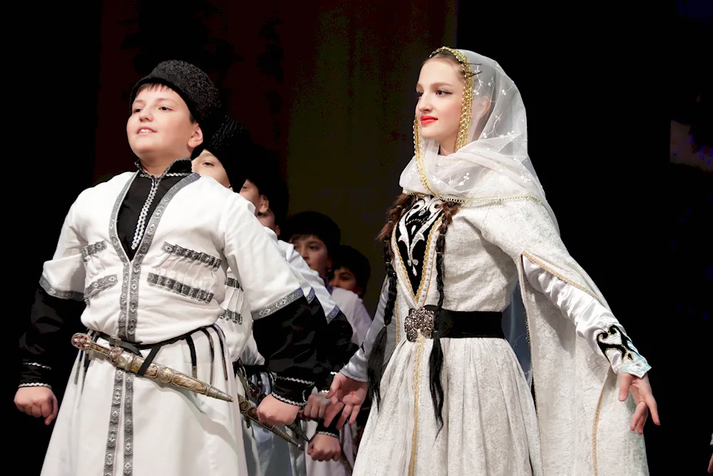 Dagestan National dress of Avars