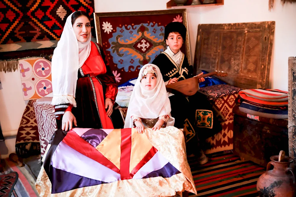 Dagestan national costume of the Dargins