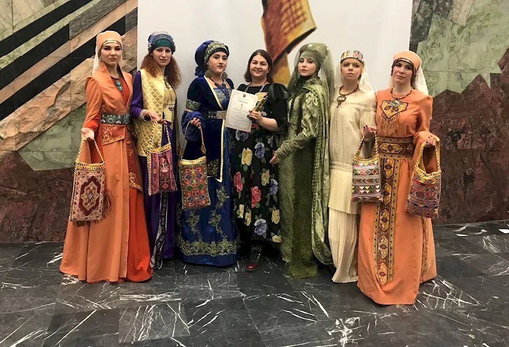 Dagestan National dress of Lezgins