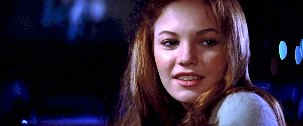 Diane Lane as a young Diane Lane in her youth