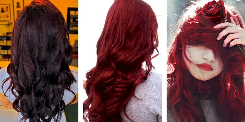 Beautiful dyed hair