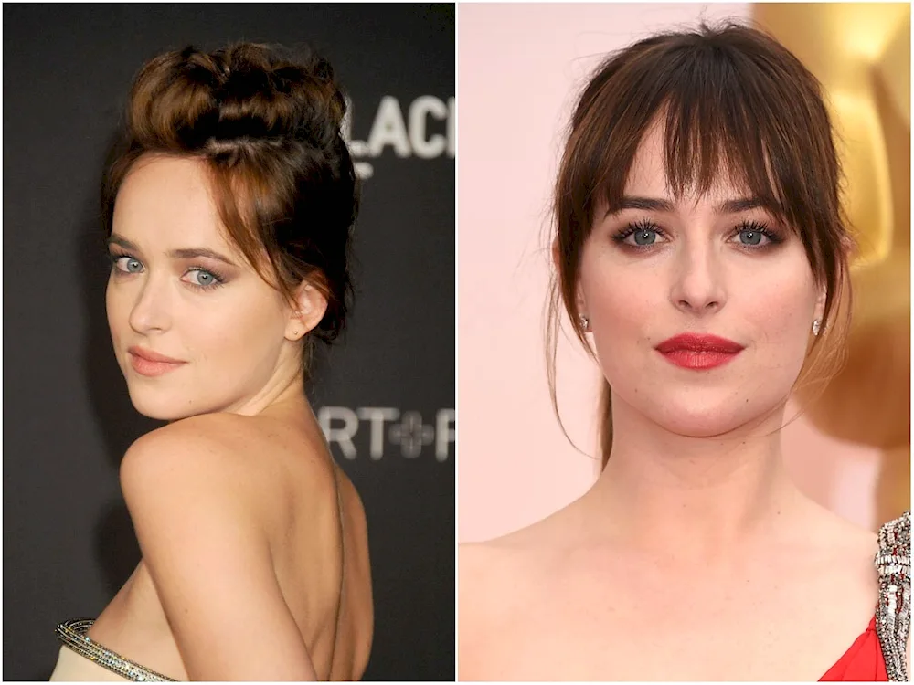 Dakota Johnson bangs