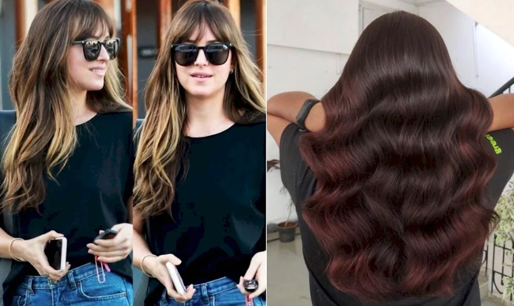 Dakota Johnson bangs
